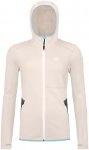 Ortovox Damen Fleece Hoodie Jacke (Größe L, weiss)