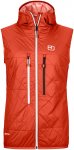 Ortovox Damen Swisswool Piz Boè Weste (Größe M, rot)