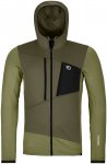 Ortovox Herren Fleece Grid Hoodie Jacke (Größe M, gruen)