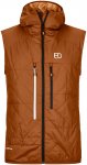 Ortovox Herren Swisswool Piz Boè Weste (Größe S, braun)