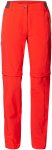 Vaude Damen Farley Stretch Zo T-Zip II Hose (Größe S, rot)
