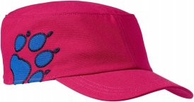 Jack Wolfskin Companero Cap Kinder Gr. M - Mütze - rot