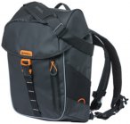 Basil Miles Tarpaulin Backpack Fahrradrucksack schwarz-orange