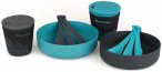 Sea to Summit DeltaLight Camp Set 2.2 (2 Mugs, 2 Bowls, 2 Cutlery Sets) pacific 