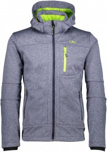CMP M Jacket Zip Hood Softshell Melange | Größe 48,50,52,54,56,58 | Herren Freizeitjacke