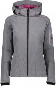 CMP W Jacket Zip Hood Softshell (Modell Sommer 2018) | Damen Freizeitjacke