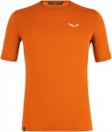 Salewa M Pedroc Hybrid 3 Dry S/s Tee Orange | Herren T-Shirt