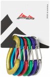 AustriAlpin - Micro Wire 6er Set Alu - Schnappkarabiner weiß