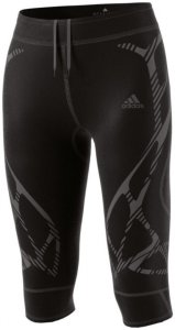 adidas ADIZERO SPRINTWEB 3/4 TIGHT 3/4 Lauftight Damen schwarz