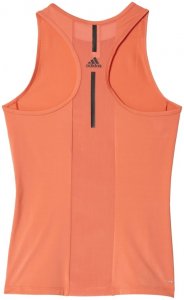 adidas SPEED FITTED TANK Lauftop Damen orange