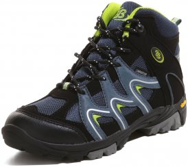 Brütting VISION HIGH Wanderstiefel Kids grau-schwarz-lemon