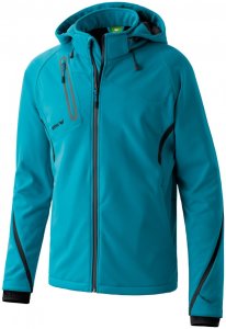 Erima Softshell Jacke Function Kinder türkis-schwarz
