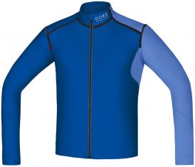 GORE Running Wear FUSION WS SO ZO SHIRT Laufjacke Herren blau