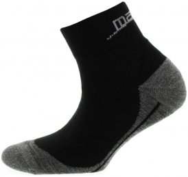 max-Q.com ACTIVE RUNNING Laufsocken schwarz-grau