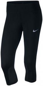 Nike POWER EPIC RUNNING CAPRI 3/4 Lauftight Damen schwarz