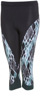 Odlo GLISS 3/4 Lauftight Damen grau-mintgrün