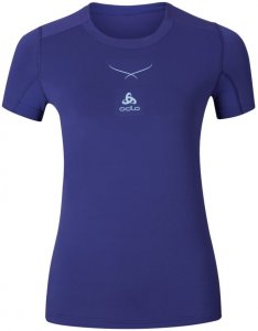 Odlo SHIRT SHORT SLEEVE CREW NECK CERAMICOOL Funktionsshirt Damen blau