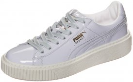 Puma BASKET PLATFORM PATENT SNEAKER Damen blau