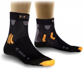 X-Socks MOUNTAIN BIKING WATER-REPELLENT SHORT Bikesocken Damen schwarz