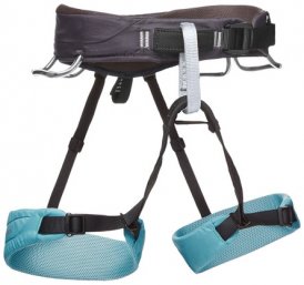 Black Diamond Women´s Momentum Klettergurt für Frauen, L, caspian