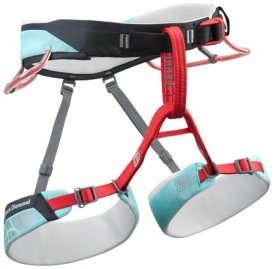 Black Diamond Women´s Siren Klettergurt, L, aruba fire
