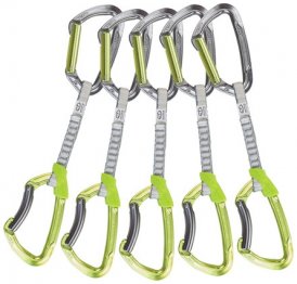 Climbing Technology Lime Dyneema Express Set, 5er Pack, grün
