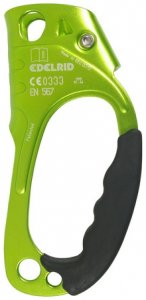 Edelrid Elevator Steigklemme, links, oasis