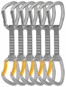 Petzl Djinn Axess Express-Set, 6er Pack, 12 cm