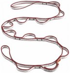 Black Diamond 12 mm Dynex Daisy Chain, 115 cm, red