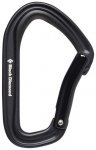Black Diamond Hotforge Bent Gate Schnappkarabiner, black