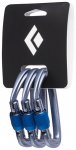 Black Diamond HotForge Screwgate 3 Pack Schraubkarabiner, gray