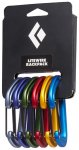 Black Diamond LiteWire Rackpack Schnappkarabiner, 6er Pack