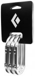 Black Diamond Oval Keylock Schnappkarabiner, 3er Pack