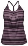 Black Diamond Women's Integrale Tank Top, S, mulberry stripe