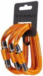 Camp Orbit Lock Verschlusskarabiner, 3er Pack, orange