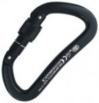 Kong Heavy Duty Alu Schraubkarabiner, schwarz