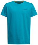 La Sportiva Boulder T-Shirt für Kinder, 120, tropic blue