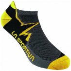 La Sportiva Climbing Socks Klettersocken, XL, carbon/yellow