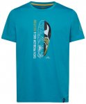 La Sportiva Solution T-Shirt, L, tropic blue