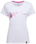 La Sportiva Women's Windy T-Shirt, L, white/rose