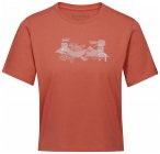 Mammut Women’s Massone Rocks Cropped T-Shirt, M, brick