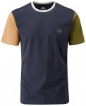 Moon Climbing Colour Block T-Shirt, XL, navy