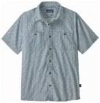 Patagonia Back Step Shirt Kurzarmhemd, L, mountain breeze: still blue