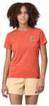 Patagonia Women’s Cap Cool Daily Graphic T-Shirt, S, unity fitz / pimento red 