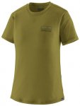 Patagonia Women's Cap Cool Merino Blend Graphic Shirt T-Shirt, M, fitz roy strat