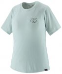 Patagonia Women’s Cap Cool Trail Graphic T-Shirt, L, forge mark crest / wispy 