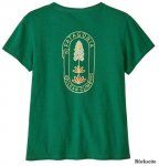 Patagonia Women’s Clean Climb Bloom Pocket Responsibili-Tee T-Shirt, L, gather