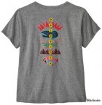 Patagonia Women’s Fitz Roy Responsibili-Tee T-Shirt, S, gravel heather