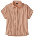 Patagonia Women’s Lightweight A/C Shirt Bluse, M, fresh breeze/antique pink