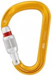 Petzl Attache Screw-Lock HMS-Karabiner, gelb